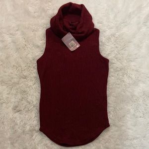 Turtle neck tank top